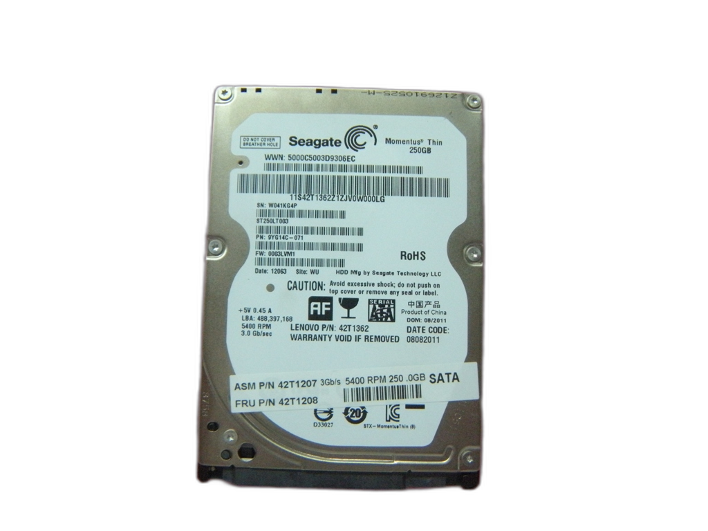 H2T250854S7 - 250GB, 7MM, 5.4k, Sata Hard Drive Unit