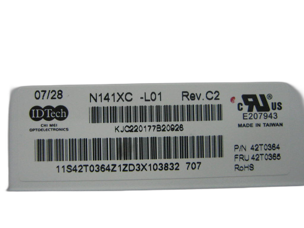 92P6731 - LCD Panel 14.1" XGA