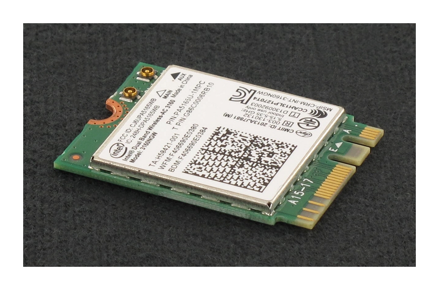 H000070510 - Wlan AC+BT4.0 1X1 Ngff WP