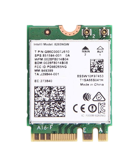 910264-852 - Wlan 11AC 2X2 INT 8265NGW WDP NV Card