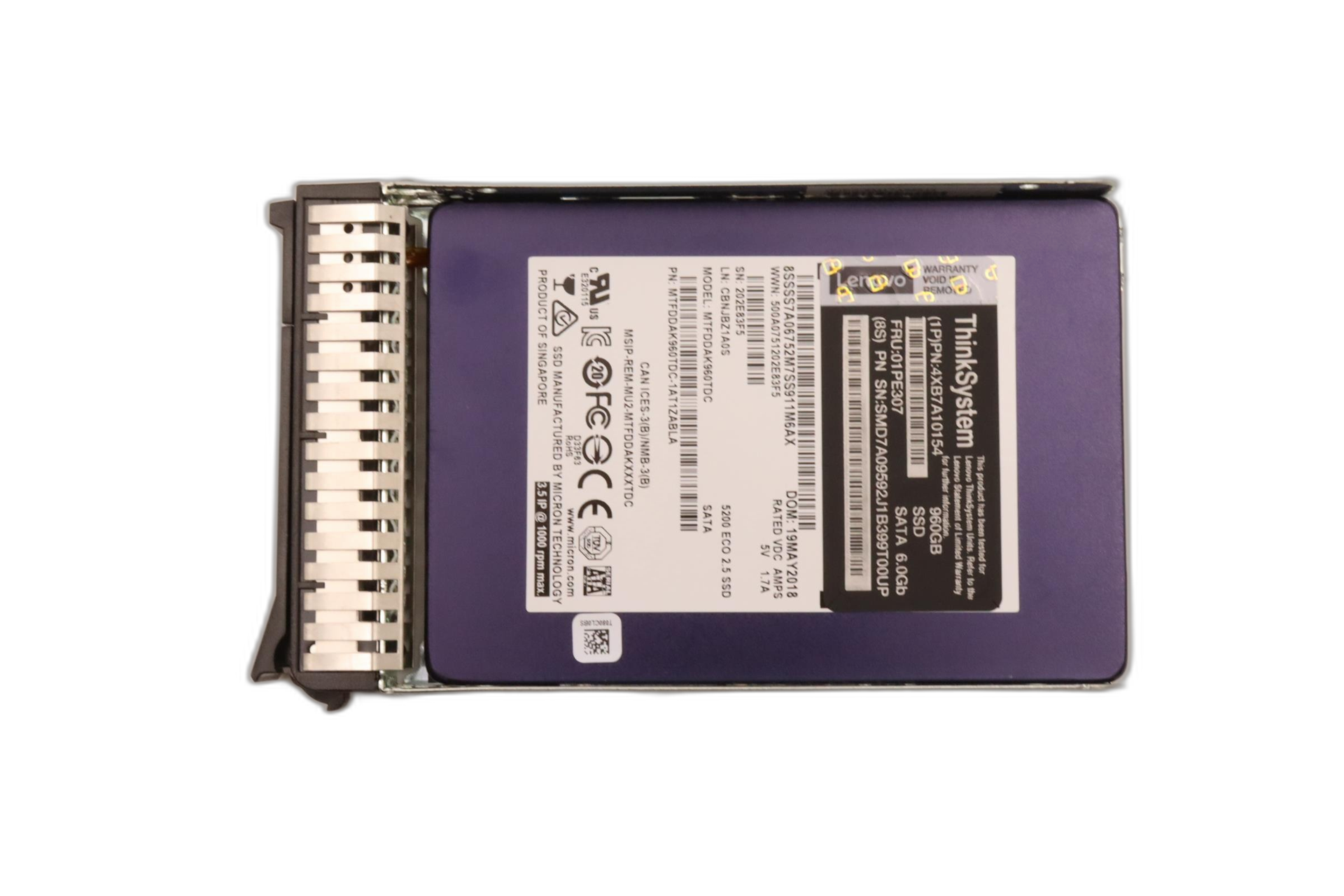 01PE307 - 960GB 2.5" SATA SSD (Entry)