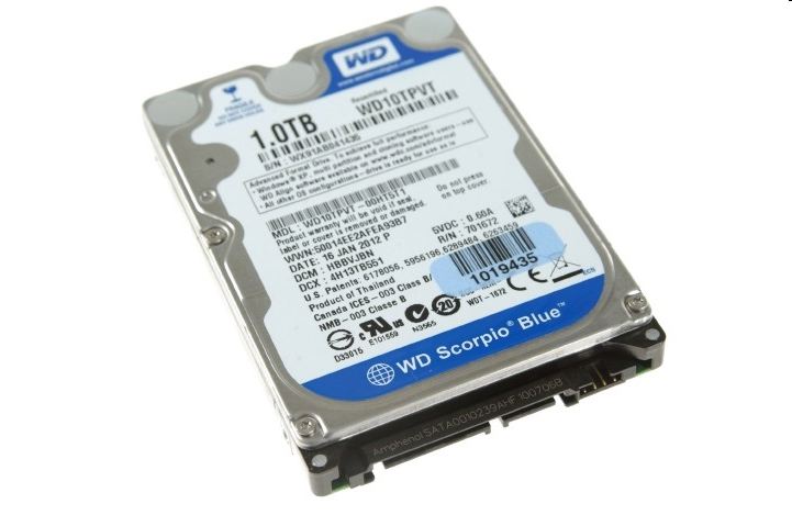 603672-001 - Drive HDD 1TB 5400RPM Sata RAW 12.7MM