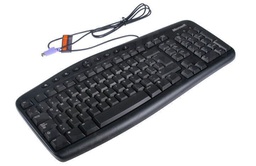 PS2 Keyboard Carbon Black (Spanish/ Spain, Teclado En Espa±ol - Espa±a)