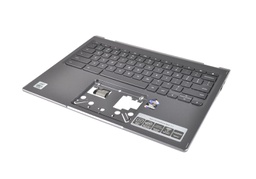 Keyboard W/ Upper Case Gray With BL AL01G/